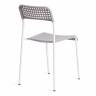 Стул ADDE (mod. C-049) / 1 шт. в упаковке металл/пластик, 39 х 49 х 78 см, Grey (серый) /White (белый) серый, белый металл/пластик