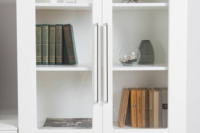 Валенсия стенка в гостиную комнату № 87 цвет белый шагрень Валенсия стенка в гостиную комнату № 87 цвет белый шагрень