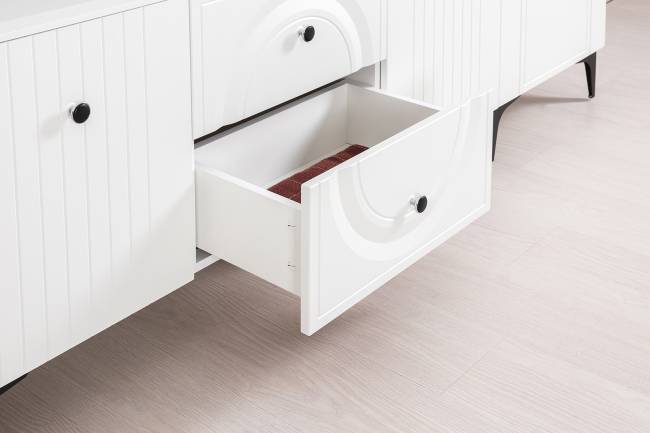 Валенсия стенка в гостиную комнату № 87 цвет белый шагрень Валенсия стенка в гостиную комнату № 87 цвет белый шагрень