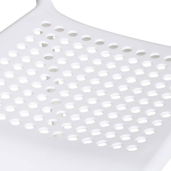 Стул ADDE (mod. C-049) / 1 шт. в упаковке металл/пластик, 39 х 49 х 78 см, White (белый) белый металл/пластик