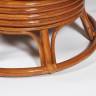 Кресло-качалка PAPASAN/ПАПАСАН w 23/01 B /с подушкой/ 115х78х104 см, Cognac (коньяк), ткань Оранжевый, С 23