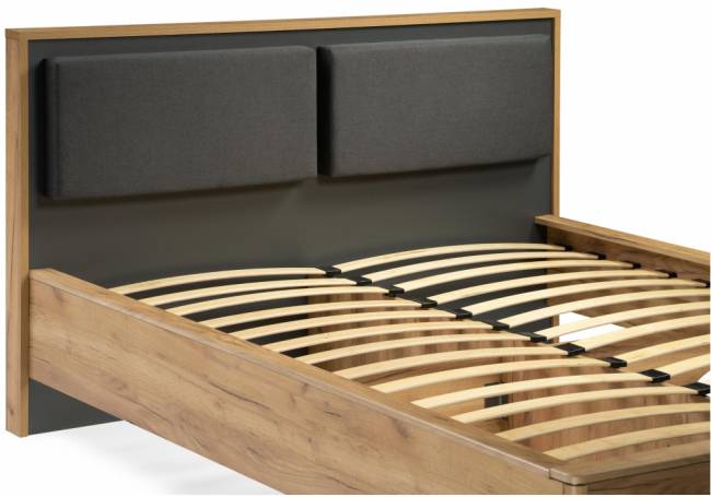 Кровать Клауд 140х200 парящая дуб крафт золотой / антрацит