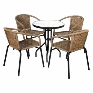 Комплект для отдыха "Terazza" Light Brown 4+1