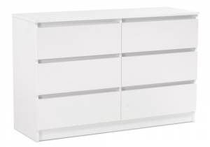 Комод Мадера К6М белый