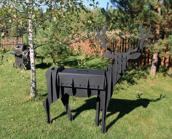 Мангал разборный "Олень", ST3, 3мм