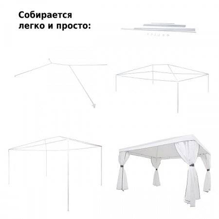 Садовый тент шатер GREEN GLADE 1050 Садовый тент шатер GREEN GLADE 1050