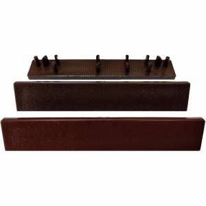 Заглушка торцевая для террасной доски DECKRON, 152*27 мм, венге