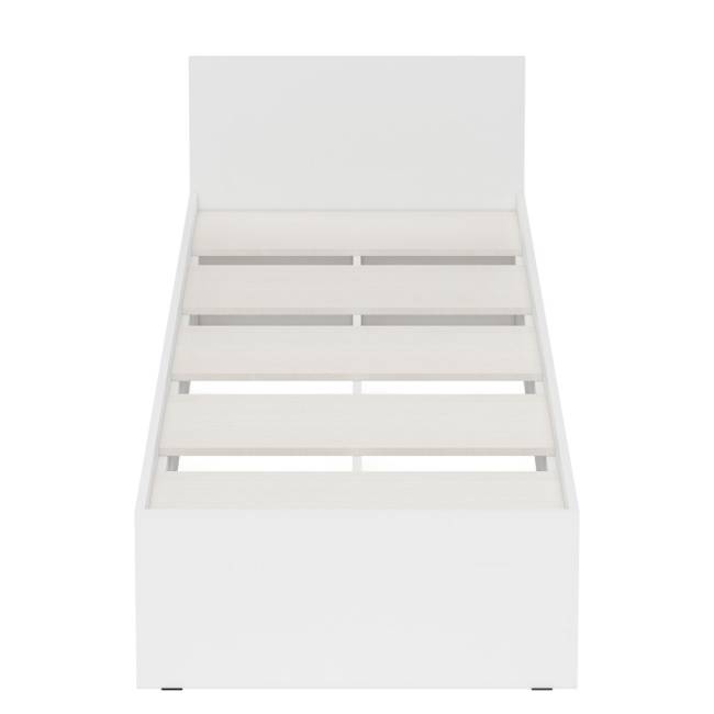 Кровать белая Стандарт 0800 цвет белый