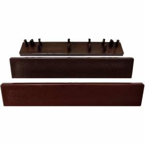 Заглушка торцевая для террасной доски DECKRON, 152*27 мм, коричневый