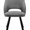Стул DikLine 274 поворотный Z28 серый, ножки черные
