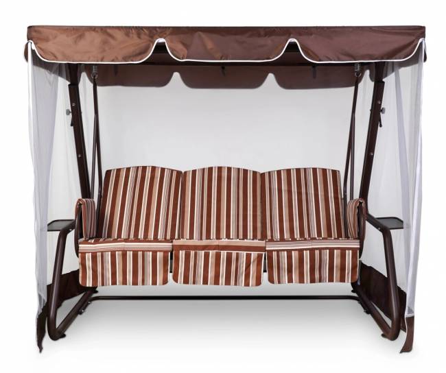 Тент-крыша + москитная сетка 76-е 244х142х170, шоколад