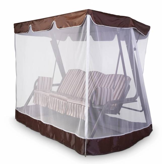 Тент-крыша + москитная сетка 76-е 244х142х170, шоколад