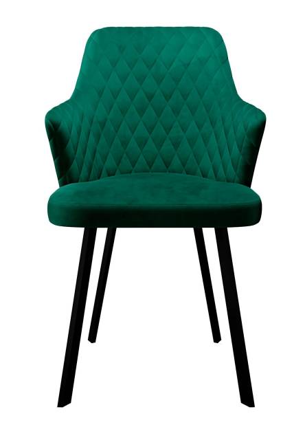 Стул DikLine 345 K13 изумруд, ножки черные Стул DikLine 345 K13 изумруд, ножки черные