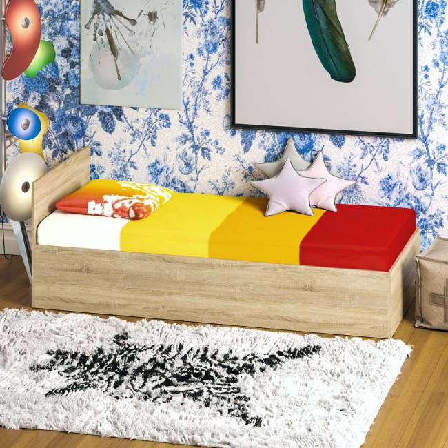 Кровать Стандарт 0900 цвет дуб сонома