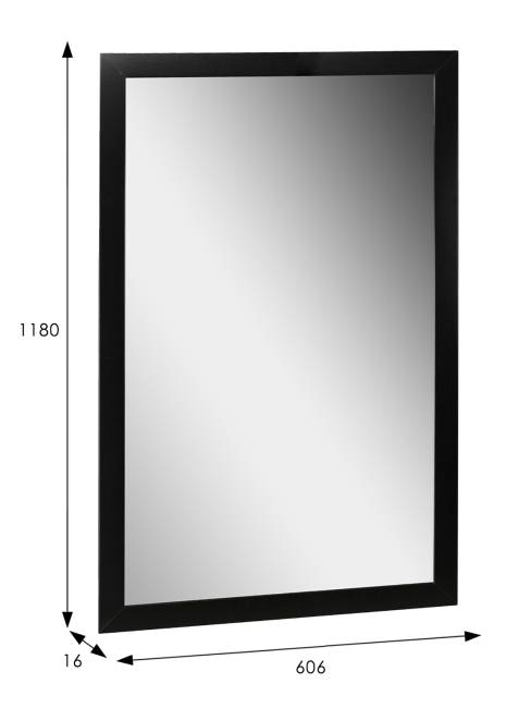 Зеркало настенное BeautyStyle 11 черный 118 см х 60,6 см Зеркало настенное BeautyStyle 11 черный 118 см х 60,6 см