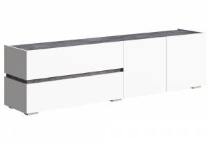 Атлон белый / бетон темный