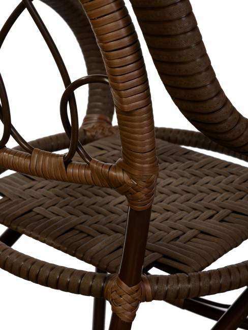 Комплект из искусственного ротанга Java (Ява)-6 (цвет: Орех)