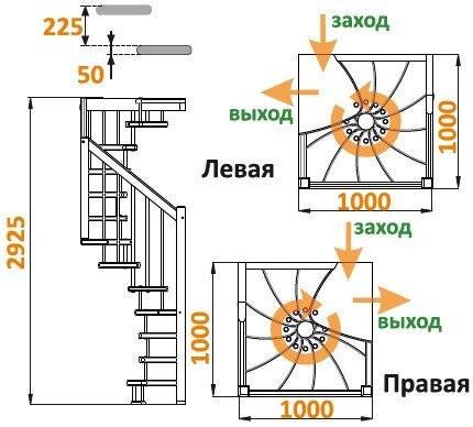 Деревянная лестница ЛВ-1.0 Деревянная лестница ЛВ-1.0
