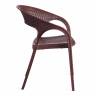 Кресло TINTO (mod. PC59) / 1 шт. в упаковке пластик,  60 х 63 х 83 см, Brown (коричневый) 14