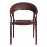 Кресло TINTO (mod. PC59) / 1 шт. в упаковке пластик,  60 х 63 х 83 см, Brown (коричневый) 14