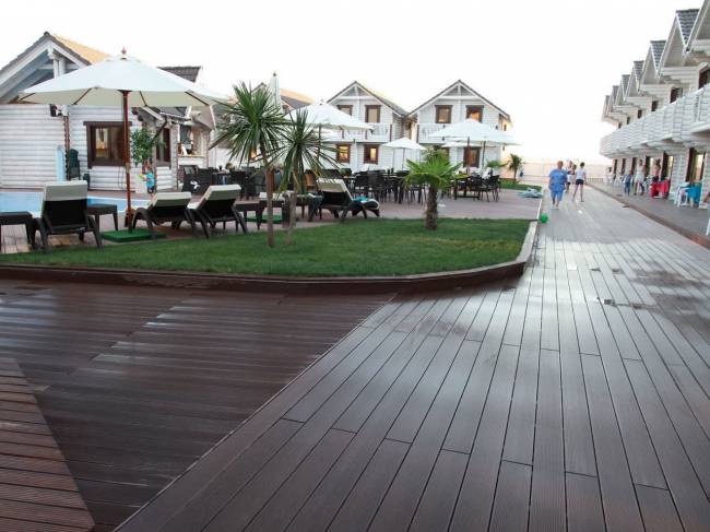 Террасная доска DARVOLEX шовная, 150*23,5*4000 мм, венге