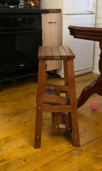 Табурет-стремянка Марк, Орех