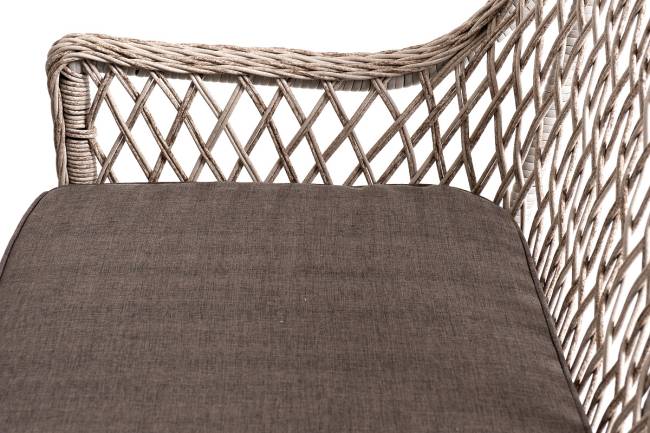 "Катания" обеденная группа плетеная на 6 персон, цвет бежевый "Катания" обеденная группа плетеная на 6 персон, цвет бежевый