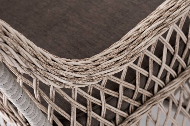 "Катания" обеденная группа плетеная на 6 персон, цвет бежевый "Катания" обеденная группа плетеная на 6 персон, цвет бежевый