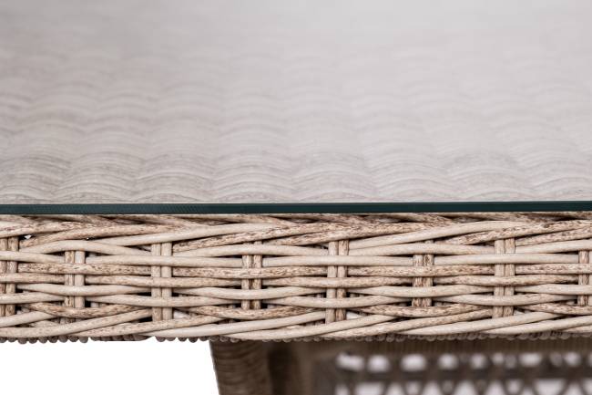 "Катания" обеденная группа плетеная на 6 персон, цвет бежевый "Катания" обеденная группа плетеная на 6 персон, цвет бежевый