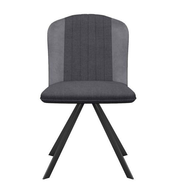 Стул DikLine 299 поворотный NS13 GRAPHITE/C56 серый, ножки черные Стул DikLine 299 поворотный NS13 GRAPHITE/C56 серый, ножки черные