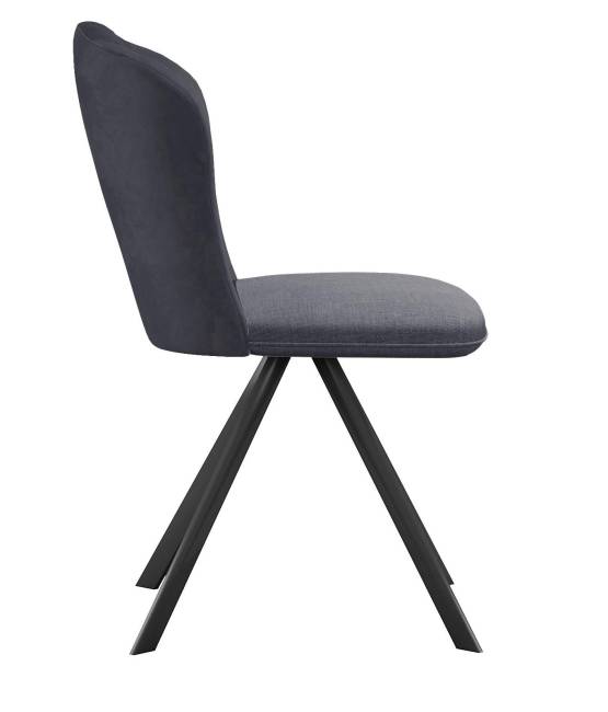 Стул DikLine 299 поворотный NS13 GRAPHITE/C56 серый, ножки черные Стул DikLine 299 поворотный NS13 GRAPHITE/C56 серый, ножки черные