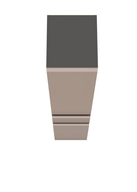 Шкаф с ящиком Сидней 13.202 цвет антрацит/МДФ веллюто капучино