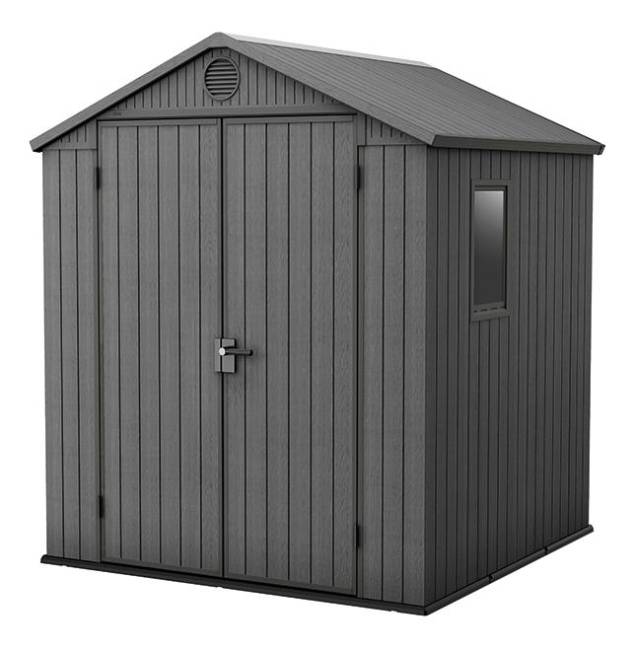 Сарай "Дарвин 6х6" (размеры 183 х 182 см), серый