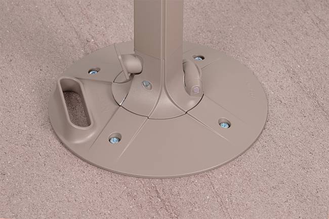 Стол складной квадратный Frasca Mini 70*70, тортора (база + столешница)