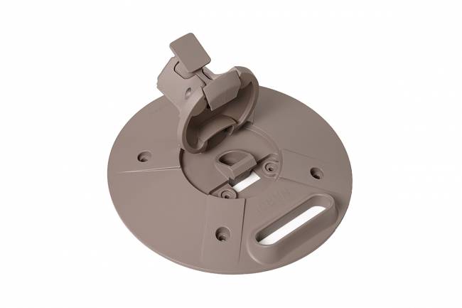 Стол складной квадратный Frasca Mini 70*70, тортора (база + столешница)