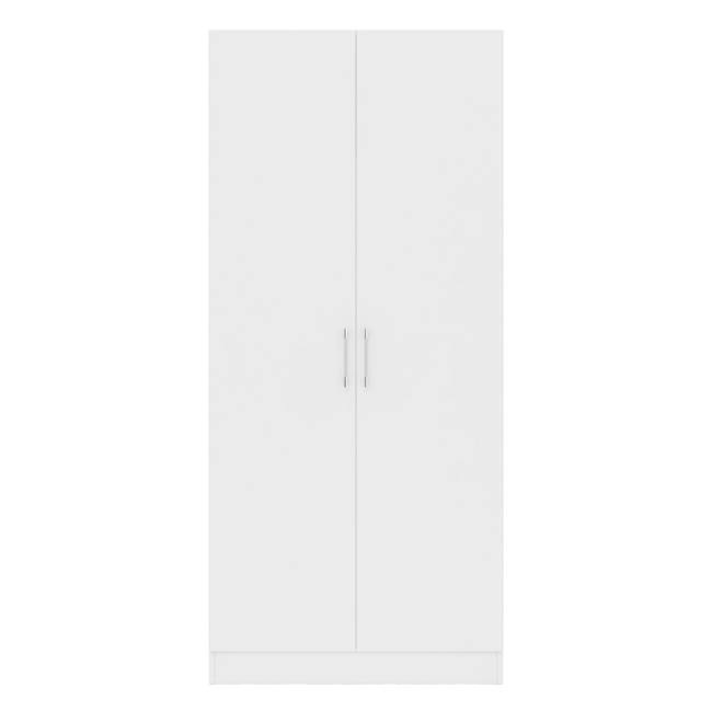 Шкаф 2-х створчатый белый Стандарт цвет белый