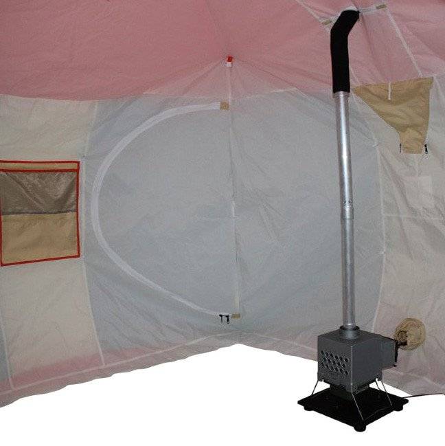 Палатка для зимней рыбалки Митек Нельма Куб-3 Люкс (двухслойная)