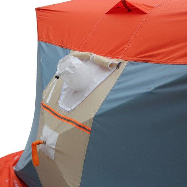 Палатка для зимней рыбалки Митек Нельма Куб-3 Люкс (двухслойная)