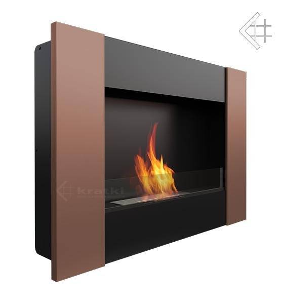 Биокамин Kratki BRAVO 2 TUV медь, золото, черный, сатин