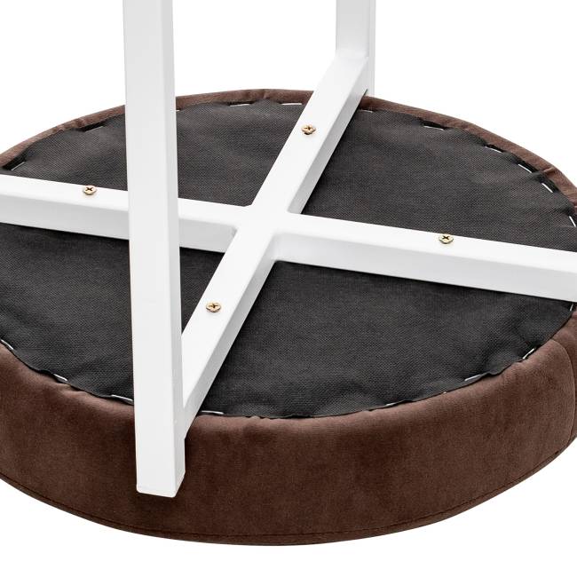 Табурет Leset Авис профиль Ultra Chocolate Белый