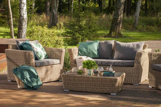 "Капучино" диван из искусственного ротанга двухместный, цвет соломенный "Капучино" диван из искусственного ротанга двухместный, цвет соломенный