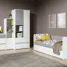 Мебель детская Торонто компоновка № 26 цвет белый шагрень/стальной серый Мебель детская Торонто компоновка № 26 цвет белый шагрень/стальной серый