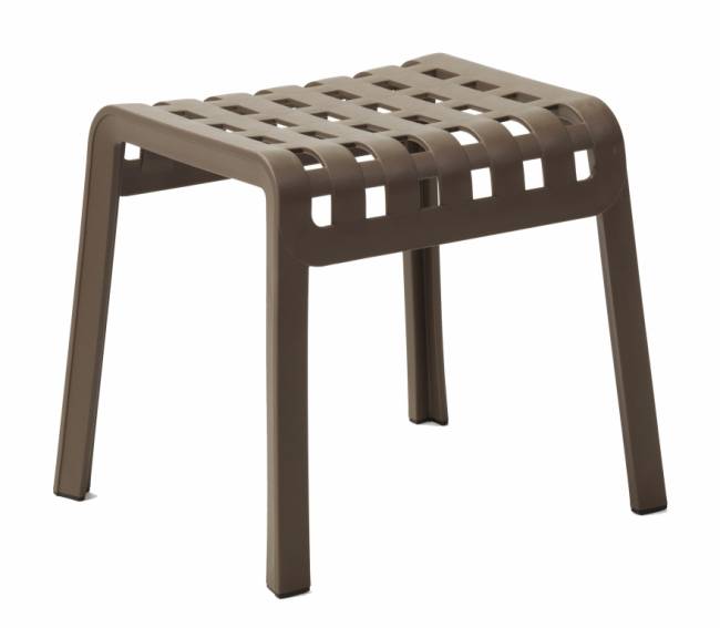Табурет пластиковый Poggio табак 490х415х440 мм