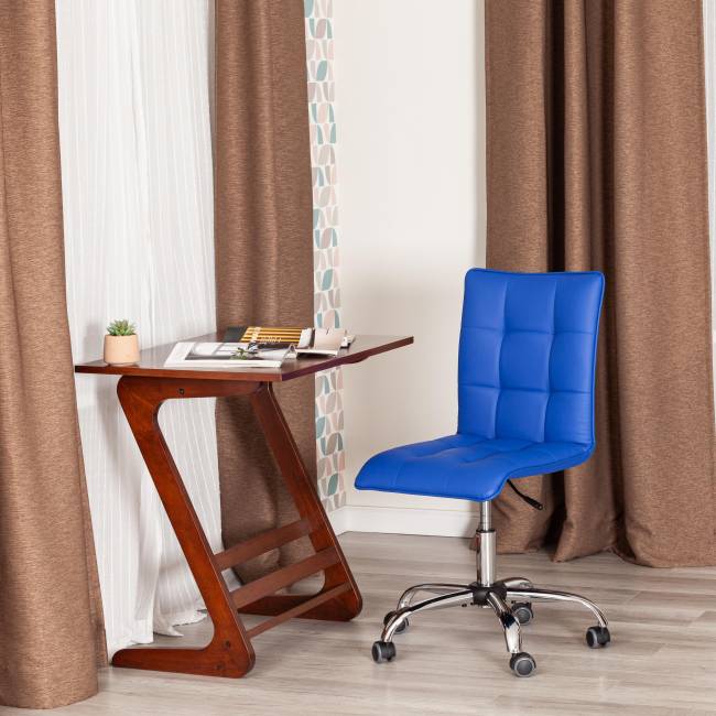 Кресло ZERO кож/зам, синий, 36-39 синий кож/зам