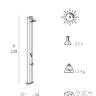 Душ солнечный Spring S A 220 120х260х2280 мм