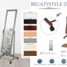 Зеркало напольное BeautyStyle 27 белый 135 см х 42,5 см