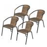 Комплект мебели Асоль LRC-02/LRT03-60x60 Light Brown (2+1)