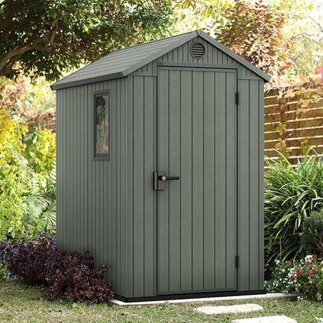 Сарай "Дарвин 4х6" (размеры 118 х 184 см), зеленый