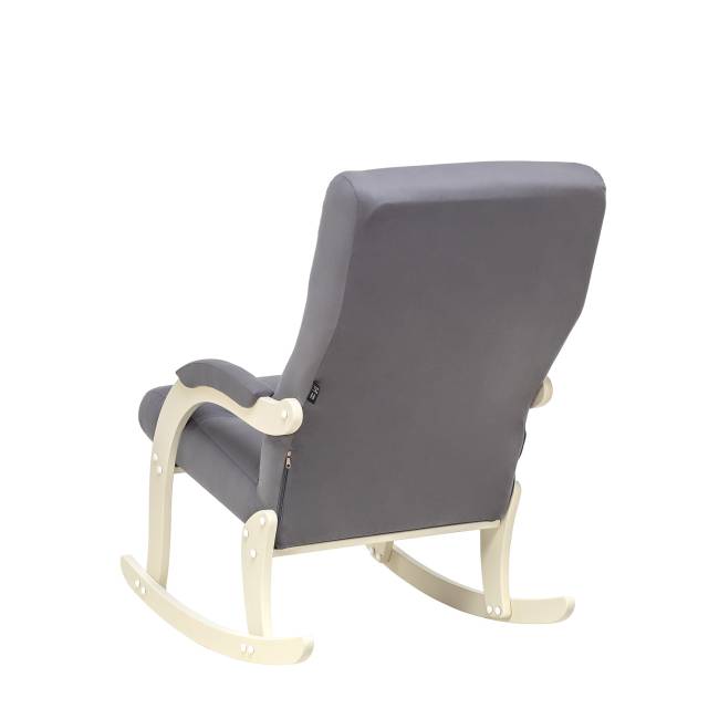 Кресло-качалка Leset Дэми Слоновая кость V32 серый Кресло-качалка Leset Дэми Слоновая кость V32 серый